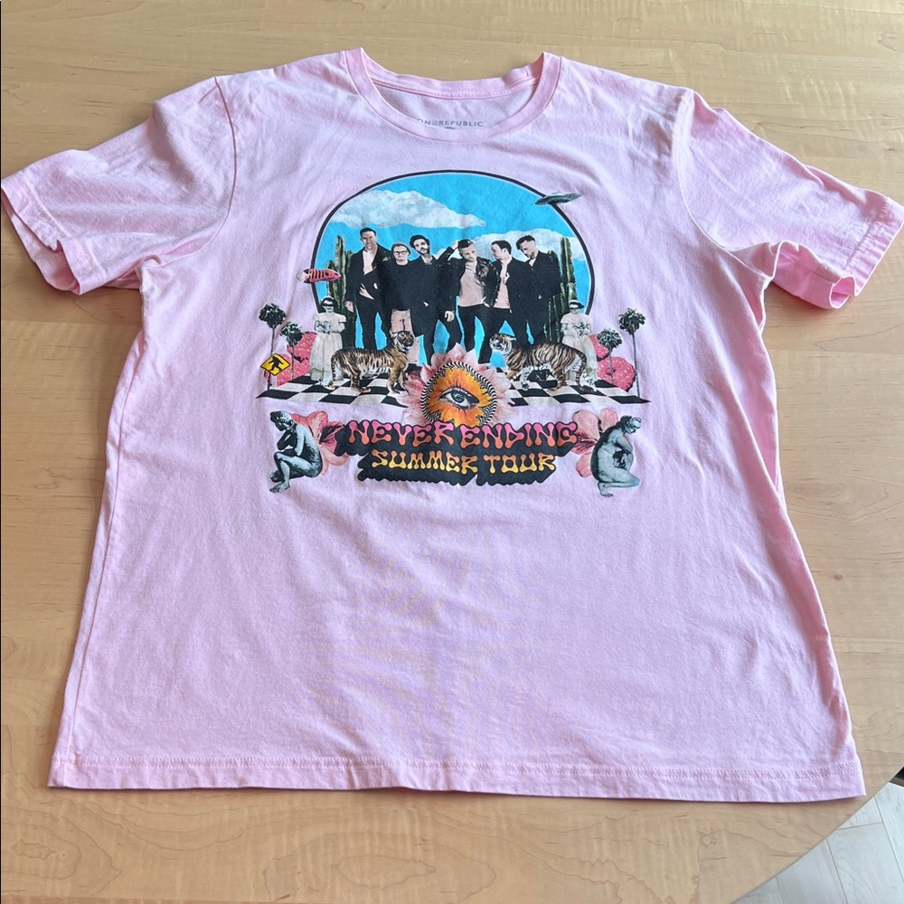ONE REPUBLIC Never Ending Summer Tour Concert T-Shirt 2022